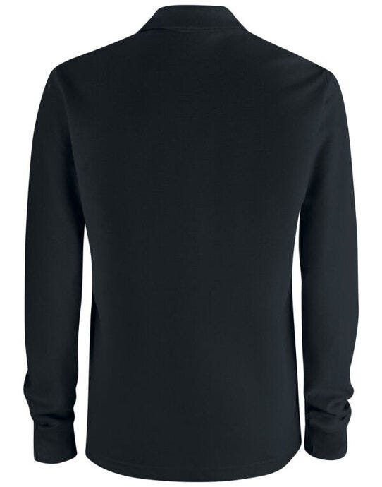 Clique CQ028235 Basic Pocket Polo L/S - Black