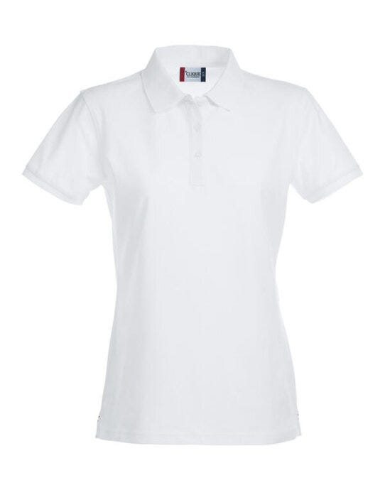 Clique CQ028241 Ladies Stretch Premium Polo - White