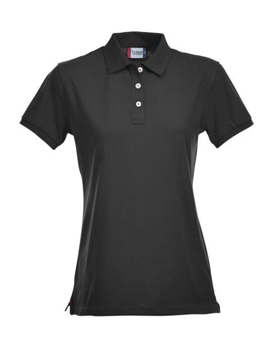 Clique CQ028241 Ladies Stretch Premium Polo - Black