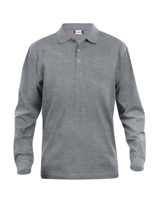 Clique CQ028245 Long Sleeve Classic Lincoln - Grey Melange