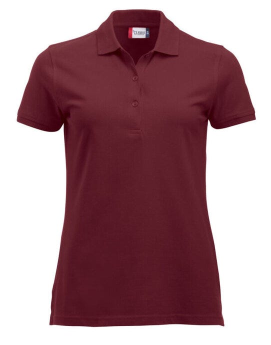 Clique CQ028246 Short Sleeve Classic Marion - Burgundy