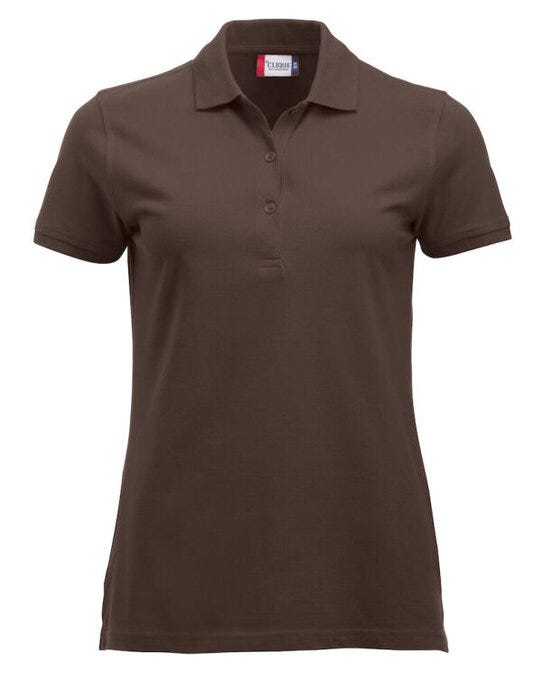 Clique CQ028246 Short Sleeve Classic Marion - Dark Mocca