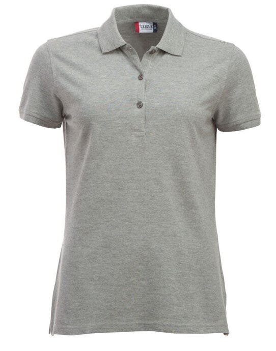 Clique CQ028246 Short Sleeve Classic Marion - Grey Melange