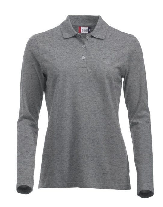 Clique CQ028247 Long Sleeve Classic Marion - Grey Melange