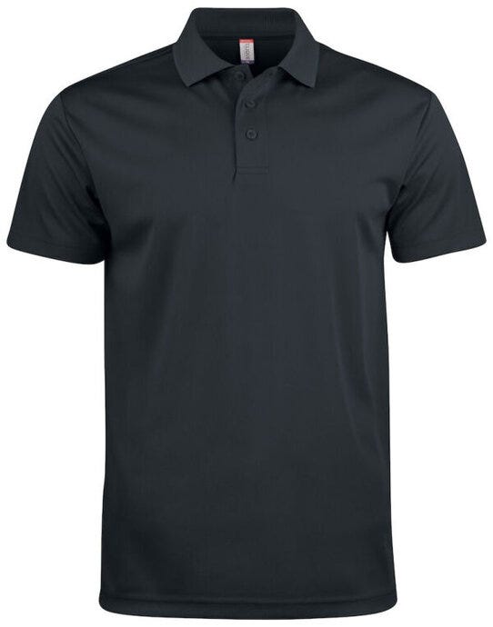 Clique CQ028254 Basic Active Polo - Black