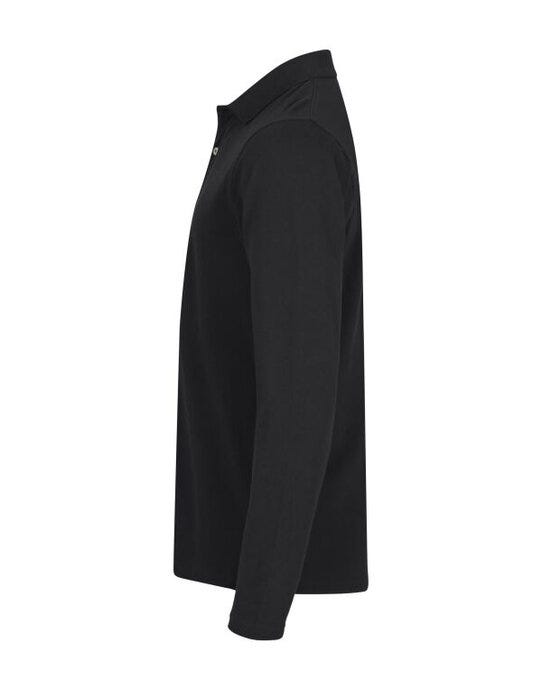 Clique CQ028262 Stretch Premium L/S Polo - Black