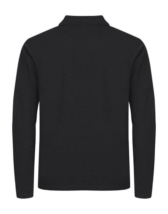 Clique CQ028262 Stretch Premium L/S Polo - Black