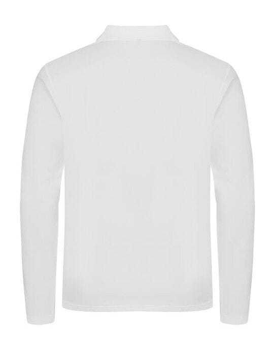 Clique CQ028262 Stretch Premium L/S Polo - White