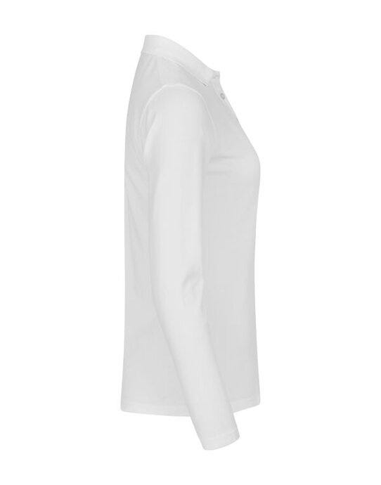 Clique CQ028263 Stretch Premium Polo L/S Women - White