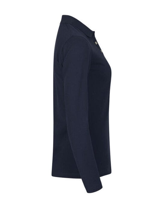 Clique CQ028263 Stretch Premium Polo L/S Women - Dark Navy