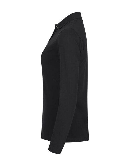 Clique CQ028263 Stretch Premium Polo L/S Women - Black