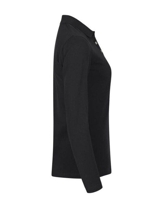 Clique CQ028263 Stretch Premium Polo L/S Women - Black