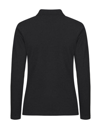 Clique CQ028263 Stretch Premium Polo L/S Women - Black