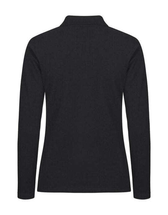Clique CQ028263 Stretch Premium Polo L/S Women - Black