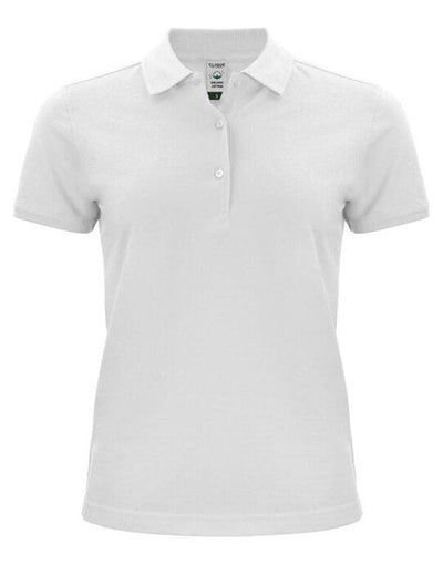 Clique CQ028265 Ladies Classic OC Polo - White