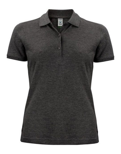 Clique CQ028265 Ladies Classic OC Polo - Anthracite Melange