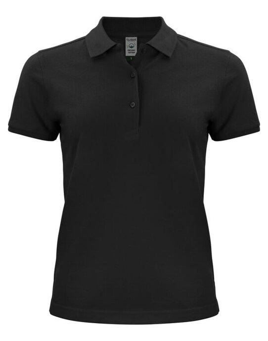 Clique CQ028265 Ladies Classic OC Polo - Black