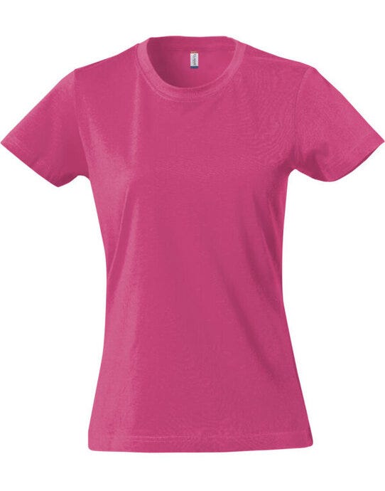 Clique CQ029031 Ladies Basic T - Bright Cerise