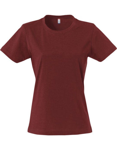 Clique CQ029031 Ladies Basic T - Burgundy