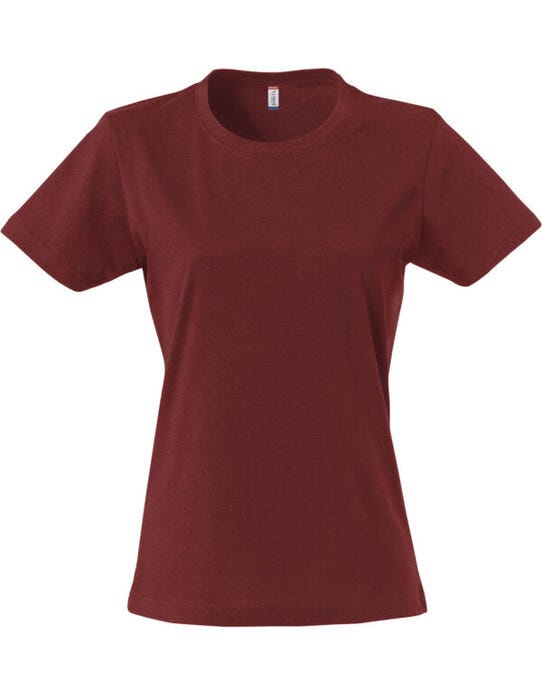 Clique CQ029031 Ladies Basic T - Burgundy