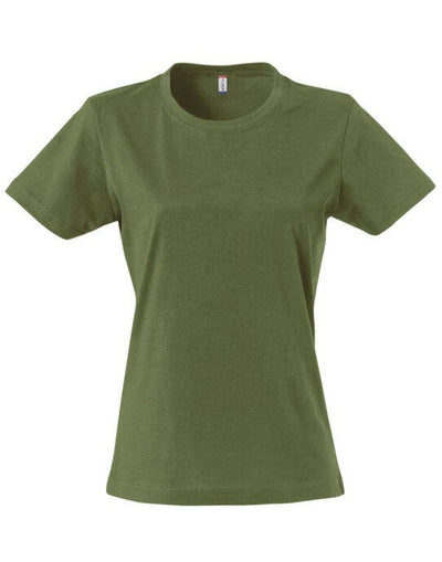 Clique CQ029031 Ladies Basic T - Army Green
