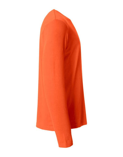 Clique CQ029033 Basic Long Sleeve T - Blood Orange