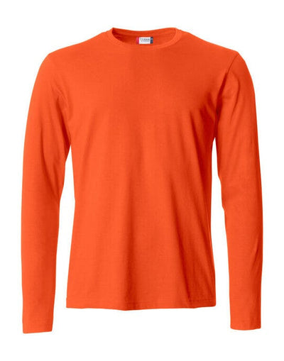 Clique CQ029033 Basic Long Sleeve T - Blood Orange