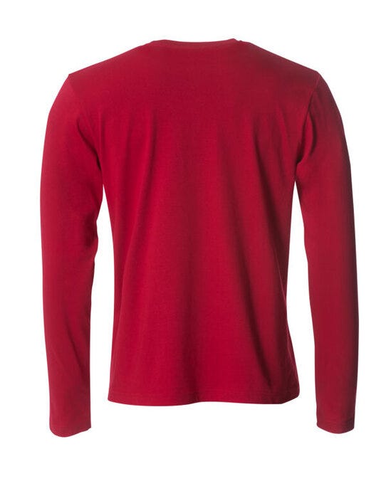 Clique CQ029033 Basic Long Sleeve T - Red
