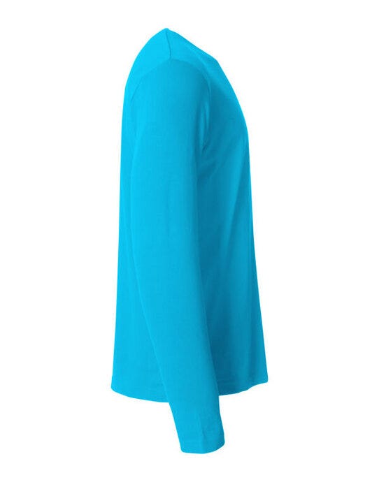 Clique CQ029033 Basic Long Sleeve T - Turquoise