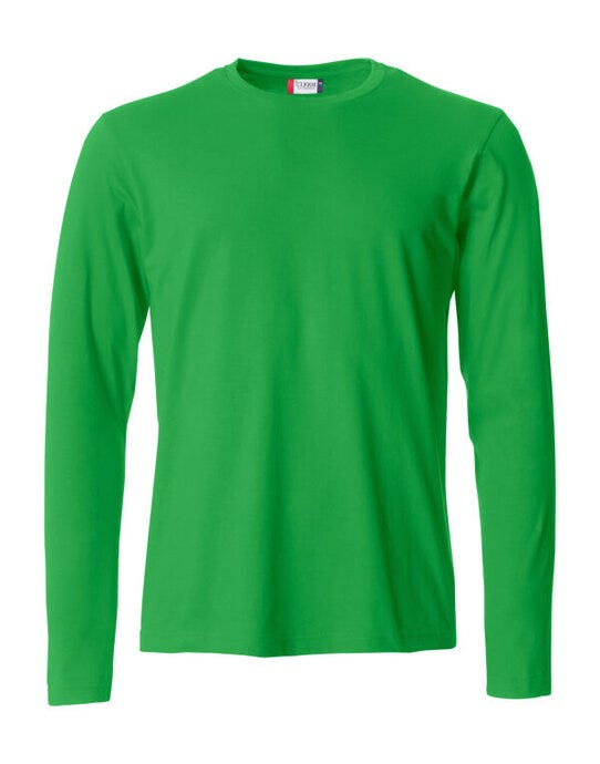 Clique CQ029033 Basic Long Sleeve T - Apple Green