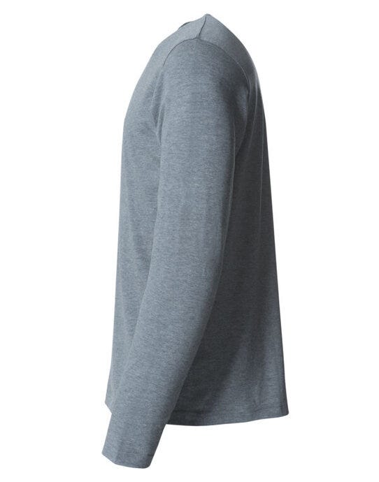 Clique CQ029033 Basic Long Sleeve T - Grey Melange
