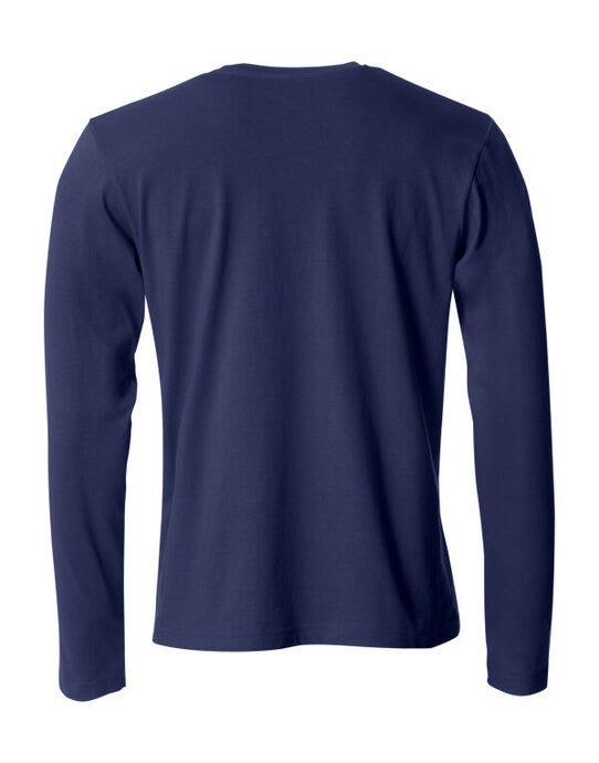 Clique CQ029033 Basic Long Sleeve T - Dark Navy