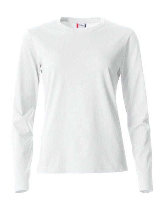 Clique CQ029034 Ladies L/S Basic-T - White