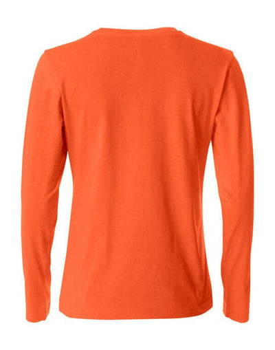 Clique CQ029034 Ladies L/S Basic-T - Blood Orange