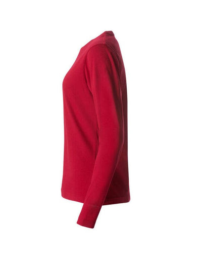Clique CQ029034 Ladies L/S Basic-T - Red