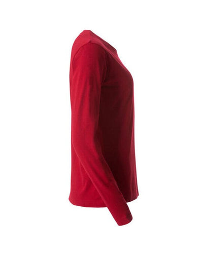 Clique CQ029034 Ladies L/S Basic-T - Red