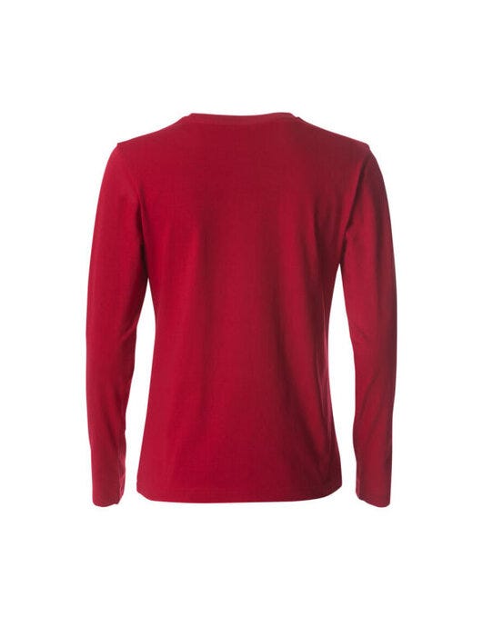 Clique CQ029034 Ladies L/S Basic-T - Red