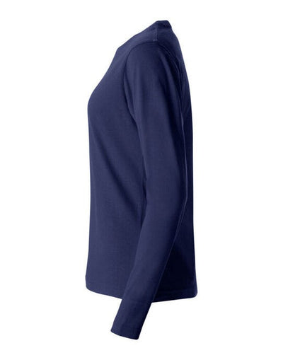 Clique CQ029034 Ladies L/S Basic-T - Dark Navy