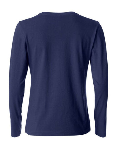 Clique CQ029034 Ladies L/S Basic-T - Dark Navy