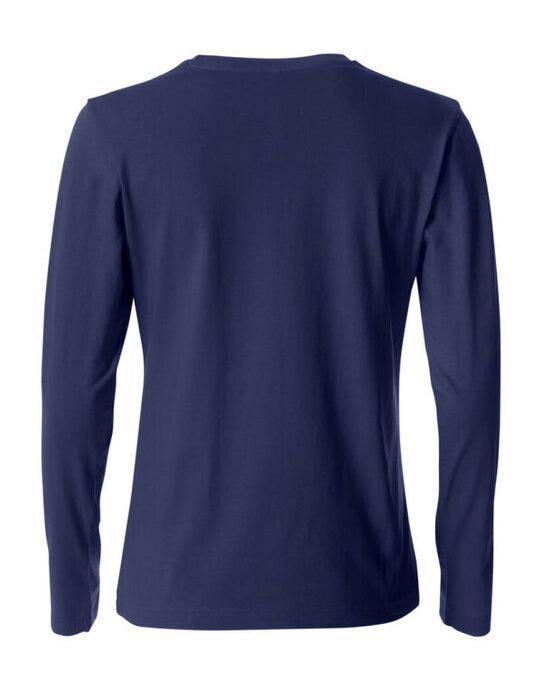 Clique CQ029034 Ladies L/S Basic-T - Dark Navy