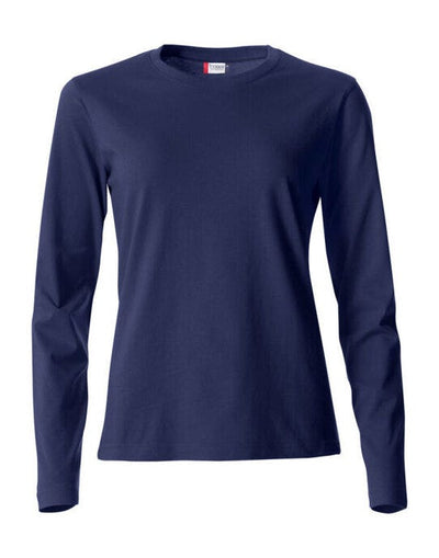 Clique CQ029034 Ladies L/S Basic-T - Dark Navy