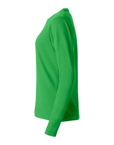 Clique CQ029034 Ladies L/S Basic-T - Apple Green