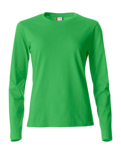 Clique CQ029034 Ladies L/S Basic-T - Apple Green