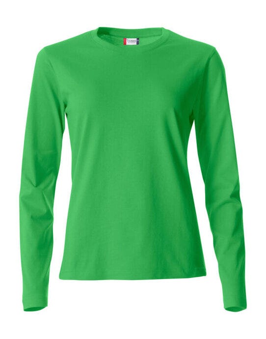 Clique CQ029034 Ladies L/S Basic-T - Apple Green