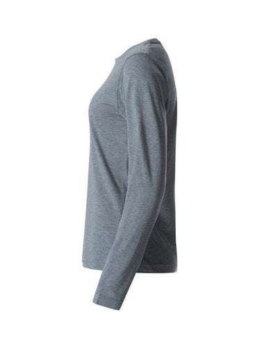 Clique CQ029034 Ladies L/S Basic-T - Grey Melange