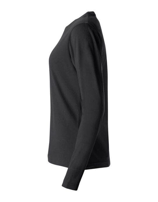 Clique CQ029034 Ladies L/S Basic-T - Black
