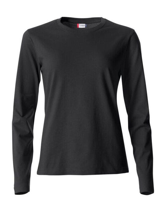 Clique CQ029034 Ladies L/S Basic-T - Black