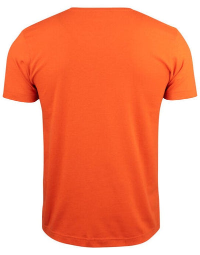 Clique CQ029035 Basic-T V Neck - Blood Orange