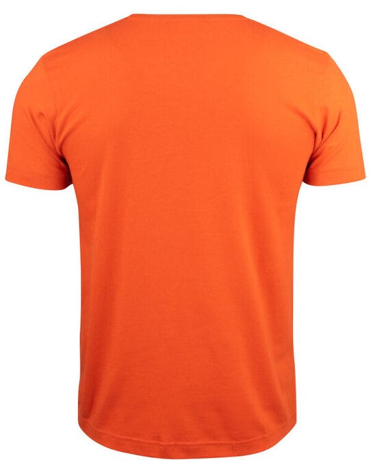 Clique CQ029035 Basic-T V Neck - Blood Orange