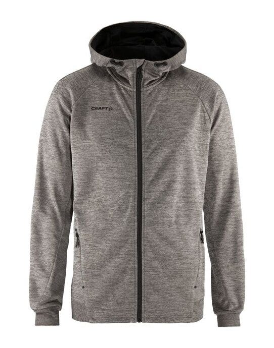 Craft CR1909132 Mens ADV Unify FZ Hood JKT - Dark Grey Melange